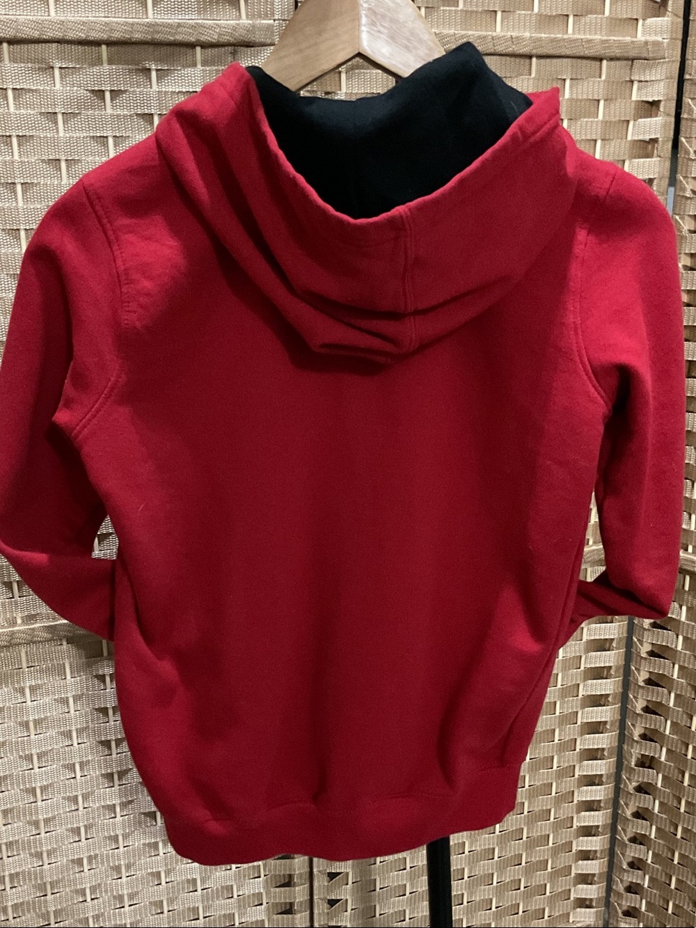 Wisconsin Badgers Red Kids Zip Hoodie with W Logo - Picture 3 of 3